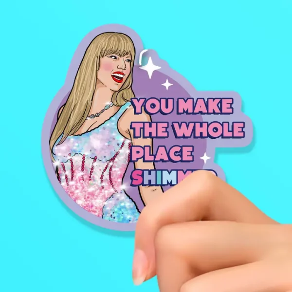 Luchtverfrisser - You make the whole place shimmer - Taylor Swift - Afbeelding 2