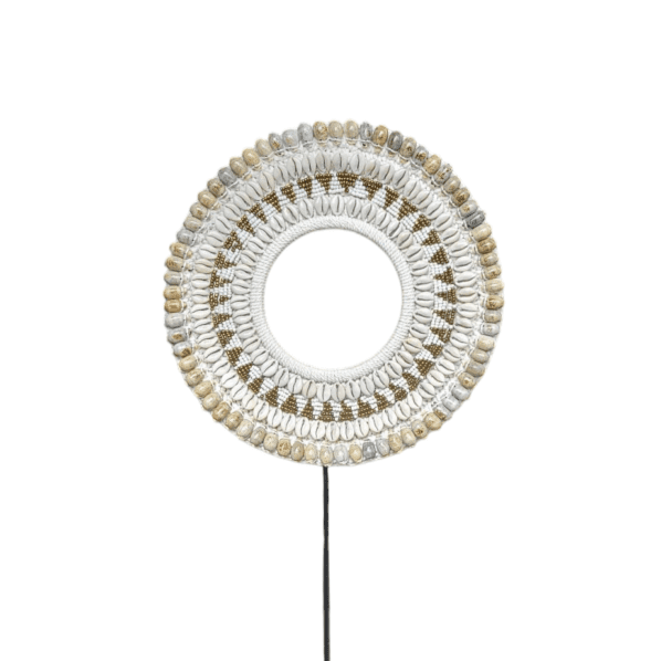 schelpenkrans op standaard