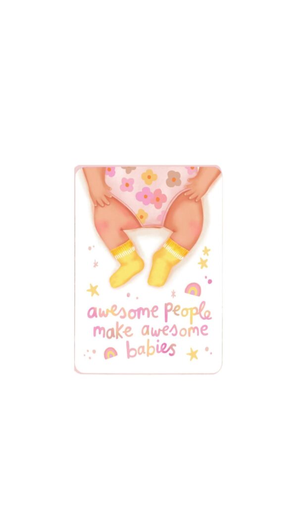 Kaart awesome people make awesome babies