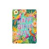 kaart happy birthday tropical