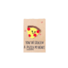 knuffel kaartje pizza