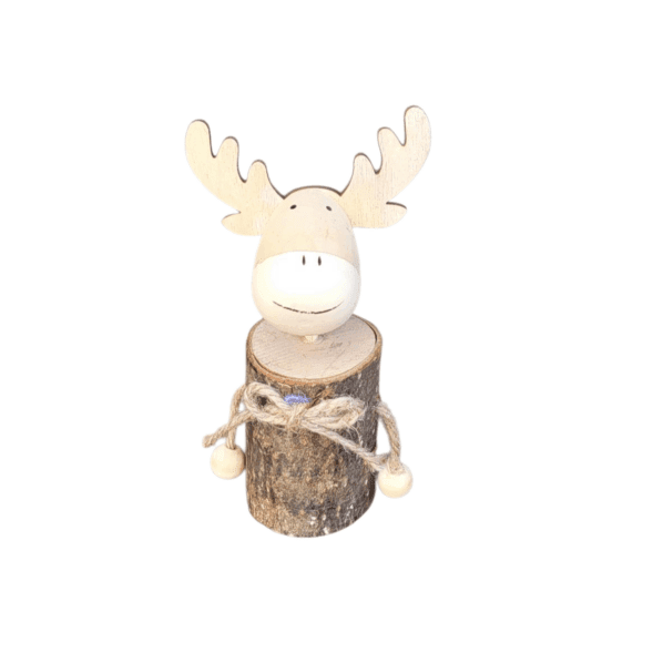 Houten Rendier – Naturel (17 cm)