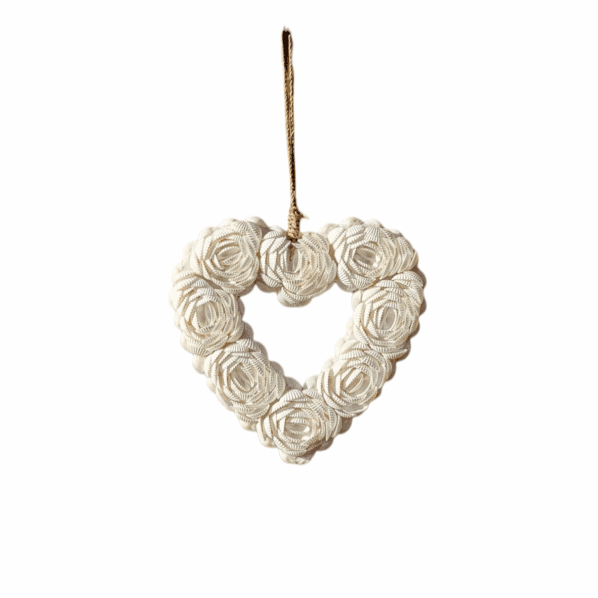 schelpenhart handgemaakt schelpen