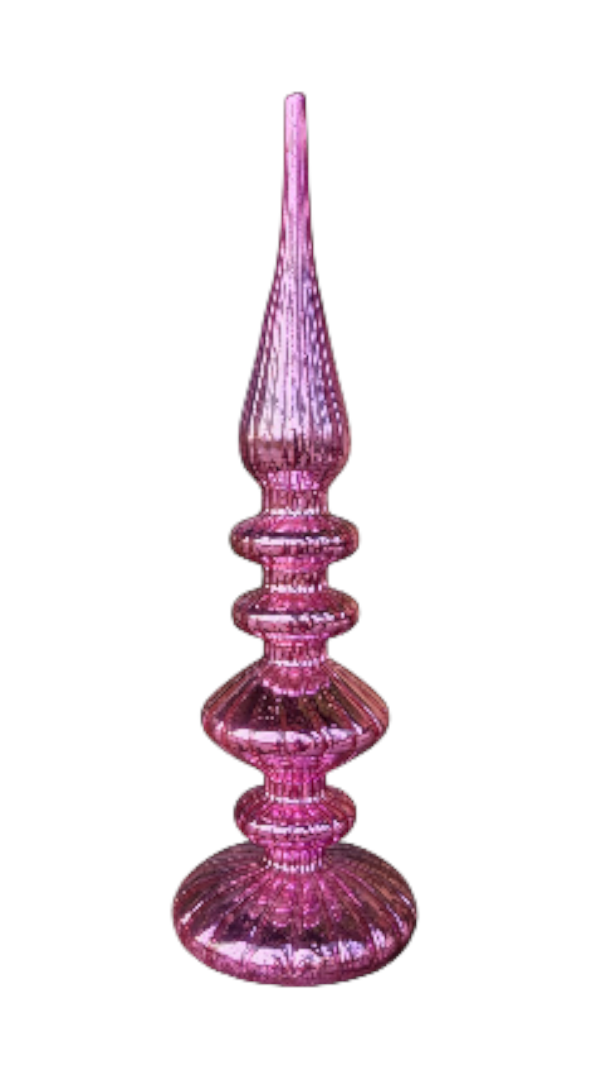 glazen piek met verlichting