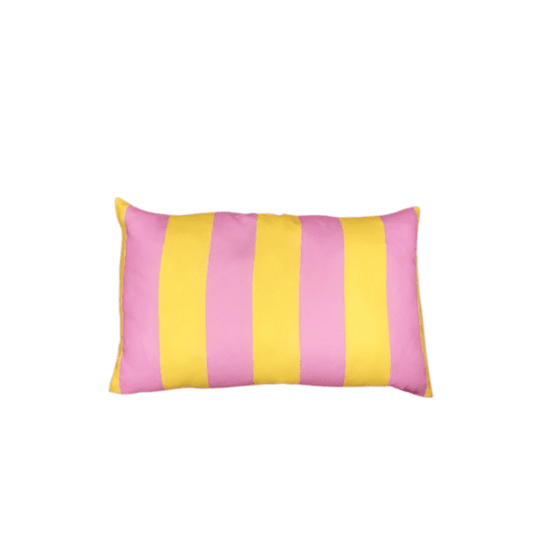 Buitenkussen 30x50 cm Roze Geel – Waterafstotend & UV Bestendig