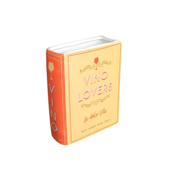 Vaas Boek Vino Lovers – Keramiek Vaas & Cadeau