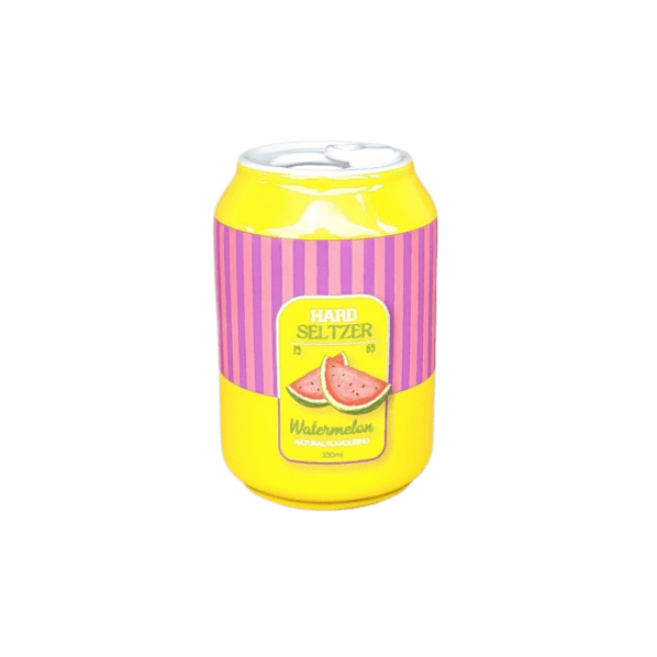 Vaas Blikje Watermelon – Kleurrijke Vaas 11 cm